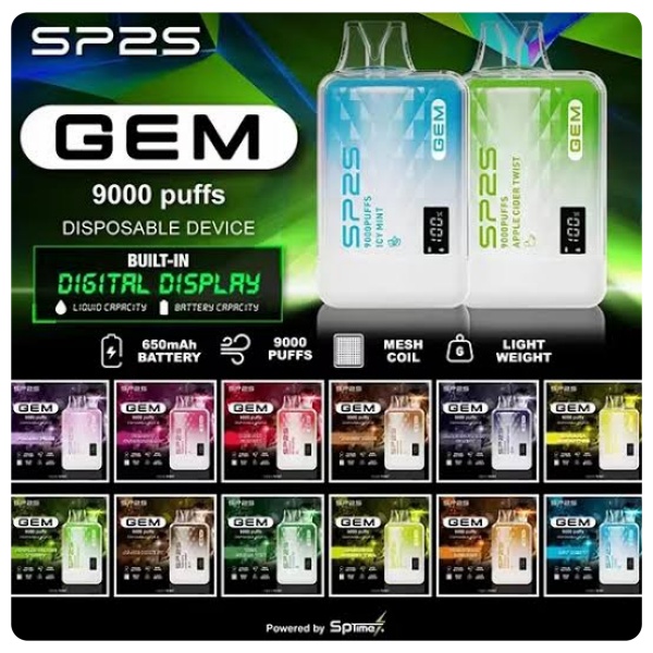SP2S GEM 9000 口數顯一次性深度測評｜帶螢幕實用升級